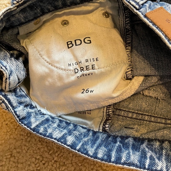 BDG high rise DREE cheeky jean shorts - Picture 8 of 8